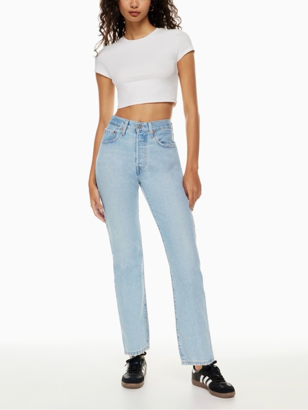 Levi’s Women’s Classic 501‎ High-Rise Straight Leg Jeans Light Blue Size 26